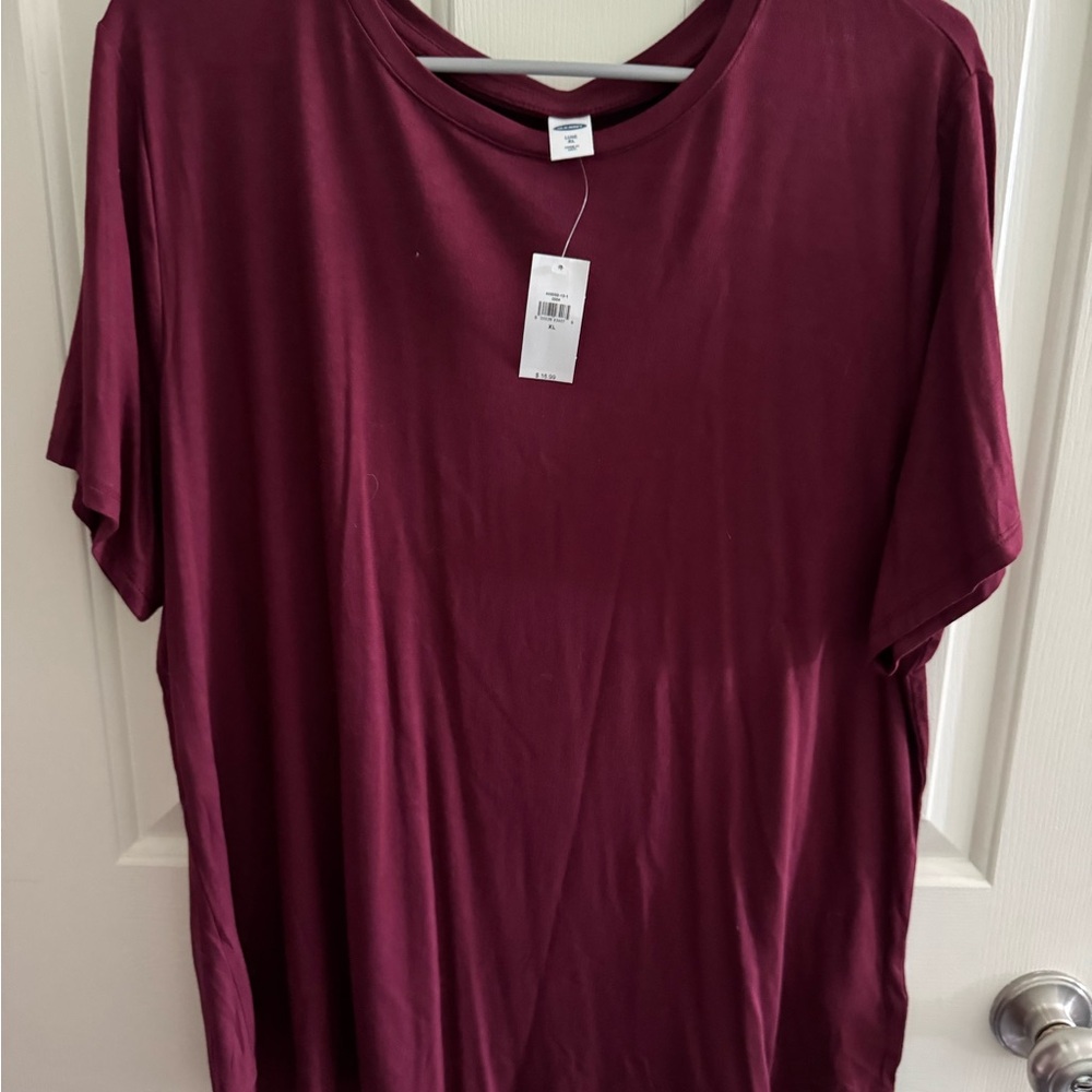 Women's Old Navy Luxe Burgundy Top